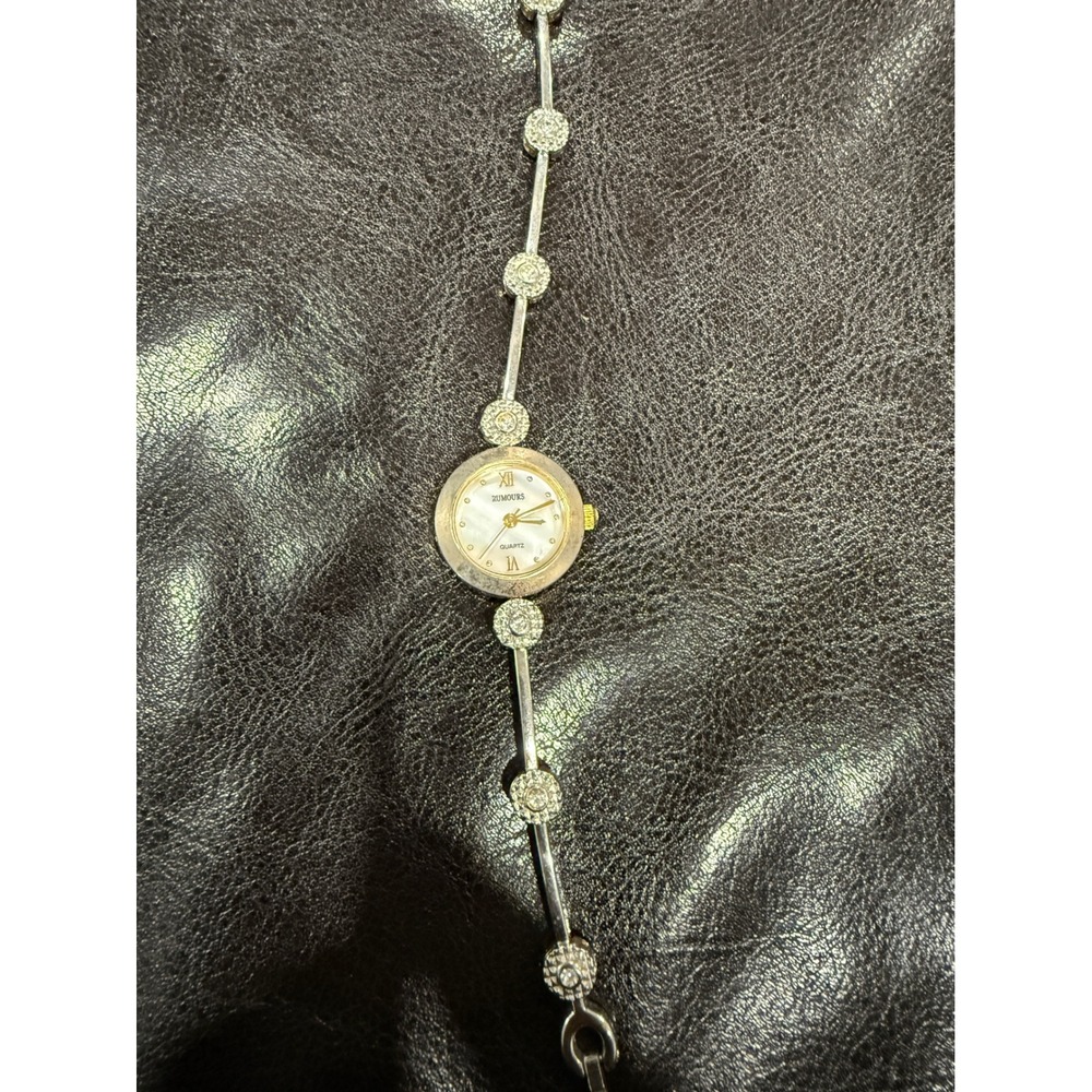 Rumours Quartz Women's Dress Watch Mother‎ of Pearl Dial Rhinestone need battery